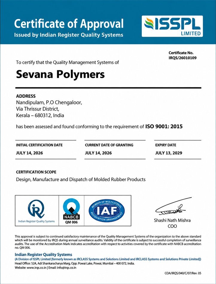 ISO 9001:2015 Certificate
